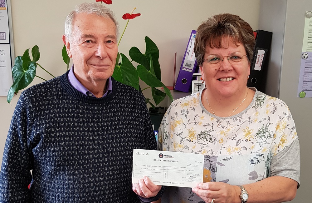Masonic Charitable Foundation Donate to Gosport & Fareham