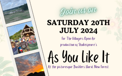 “As You Like It” Open Air Shakespeare at Bucklers Hard, Saturday 20th July